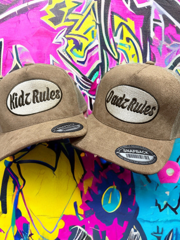 Kidz rules and Dadz Rules SnapBack hat